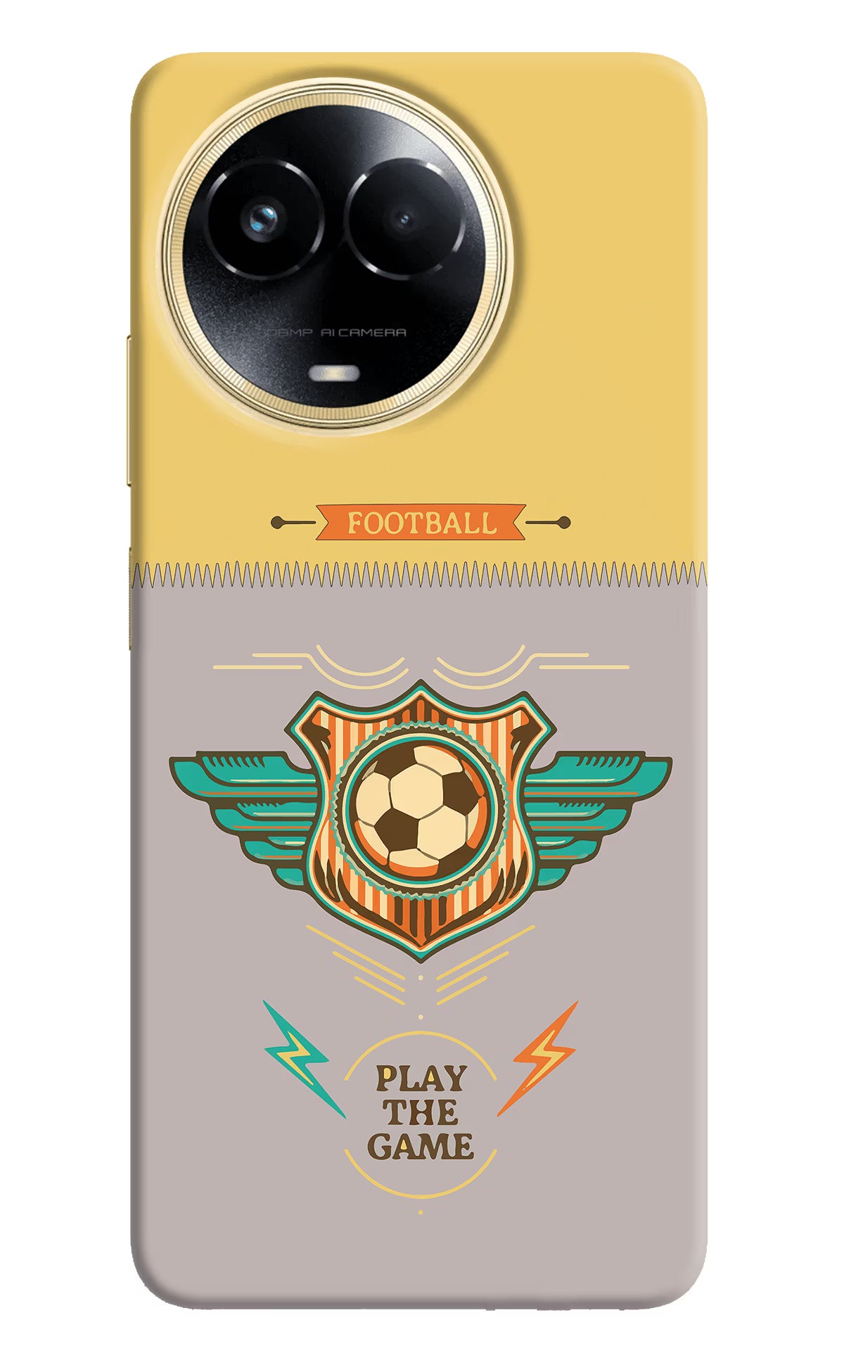 Football Realme 11 5G/11X 5G/C67 Hard Case Back Cover by Casekaro
