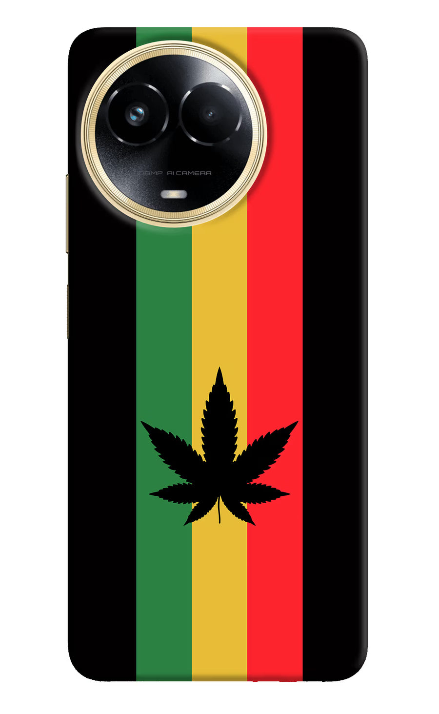 Weed Flag Realme 11 5G/11X 5G/C67 Back Cover, Hard case