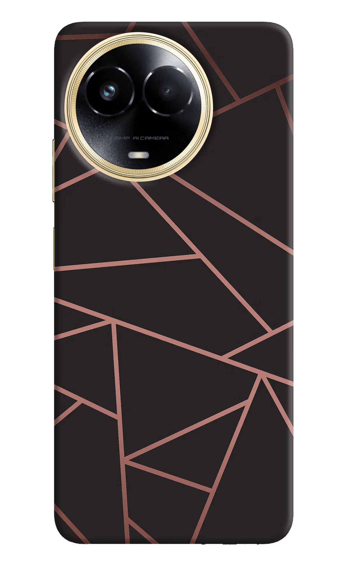 Geometric Pattern Realme 11 5G/11X 5G/C67 Hard Case Back Cover by Casekaro