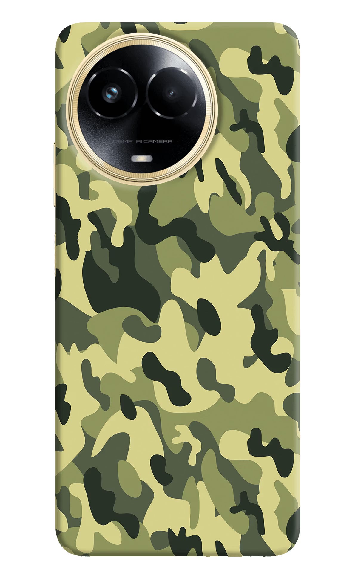 Camouflage Realme 11 5G/11X 5G/C67 Hard Case Back Cover by Casekaro
