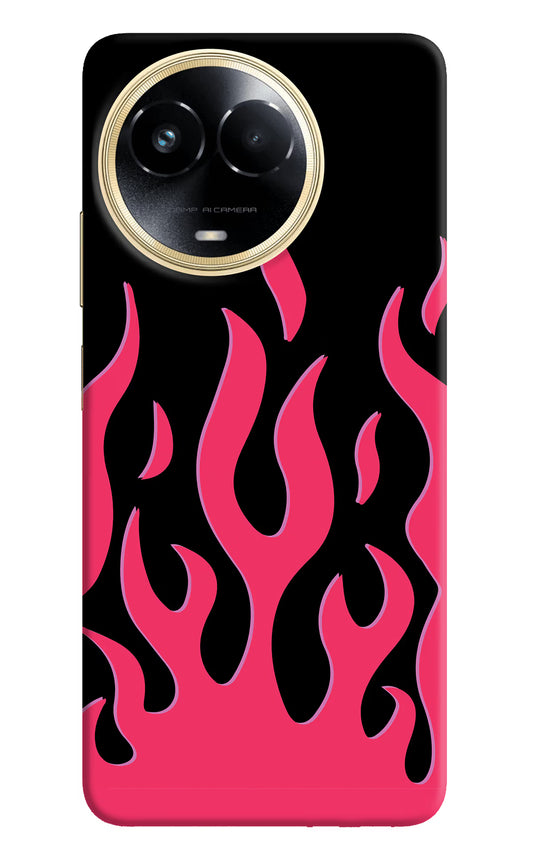 Fire Flames Realme 11 5G/11X 5G/C67 Hard Case Back Cover by Casekaro