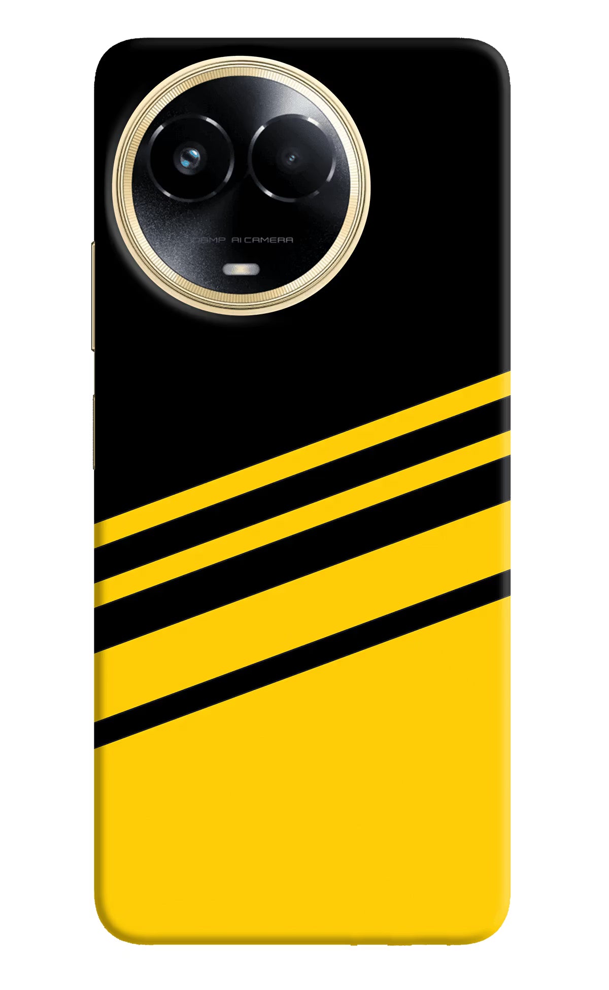 Yellow Shades Realme 11 5G/11X 5G/C67 Hard Case Back Cover by Casekaro