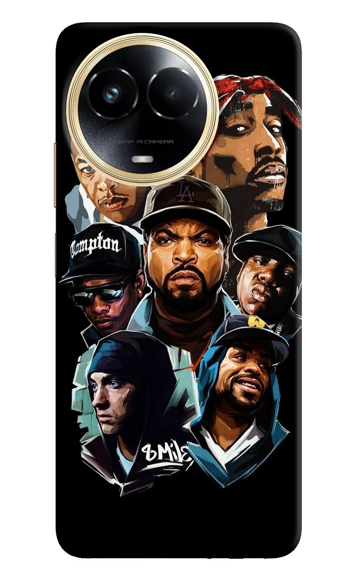 Rappers Realme 11 5G/11X 5G/C67 Hard Case Back Cover by Casekaro