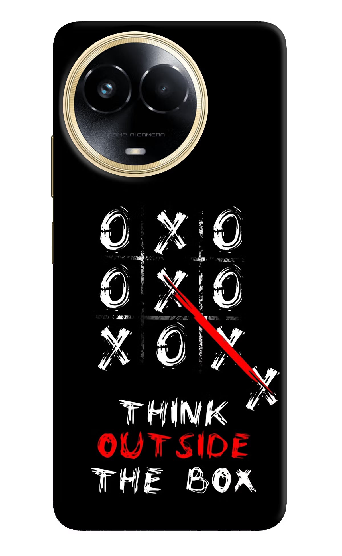 Think out of the BOX Realme 11 5G/11X 5G/C67 Hard Case Back Cover by Casekaro