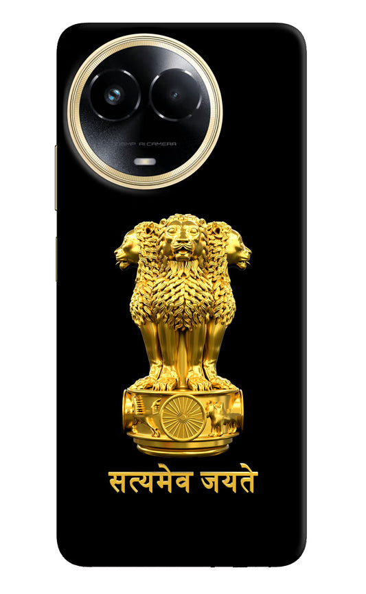 Satyamev Jayate Golden Realme 11 5G/11X 5G/C67 Hard Case Back Cover by Casekaro