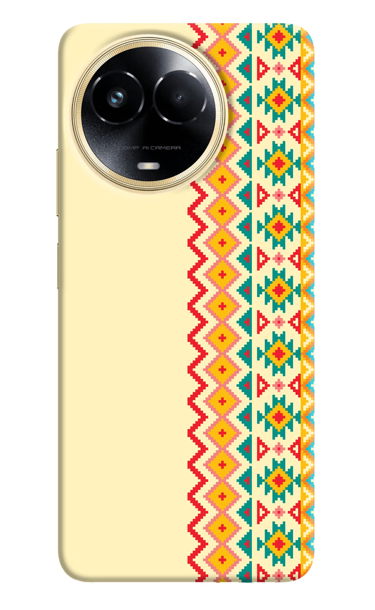 Ethnic Seamless Realme 11 5G/11X 5G/C67 Hard Case Back Cover by Casekaro