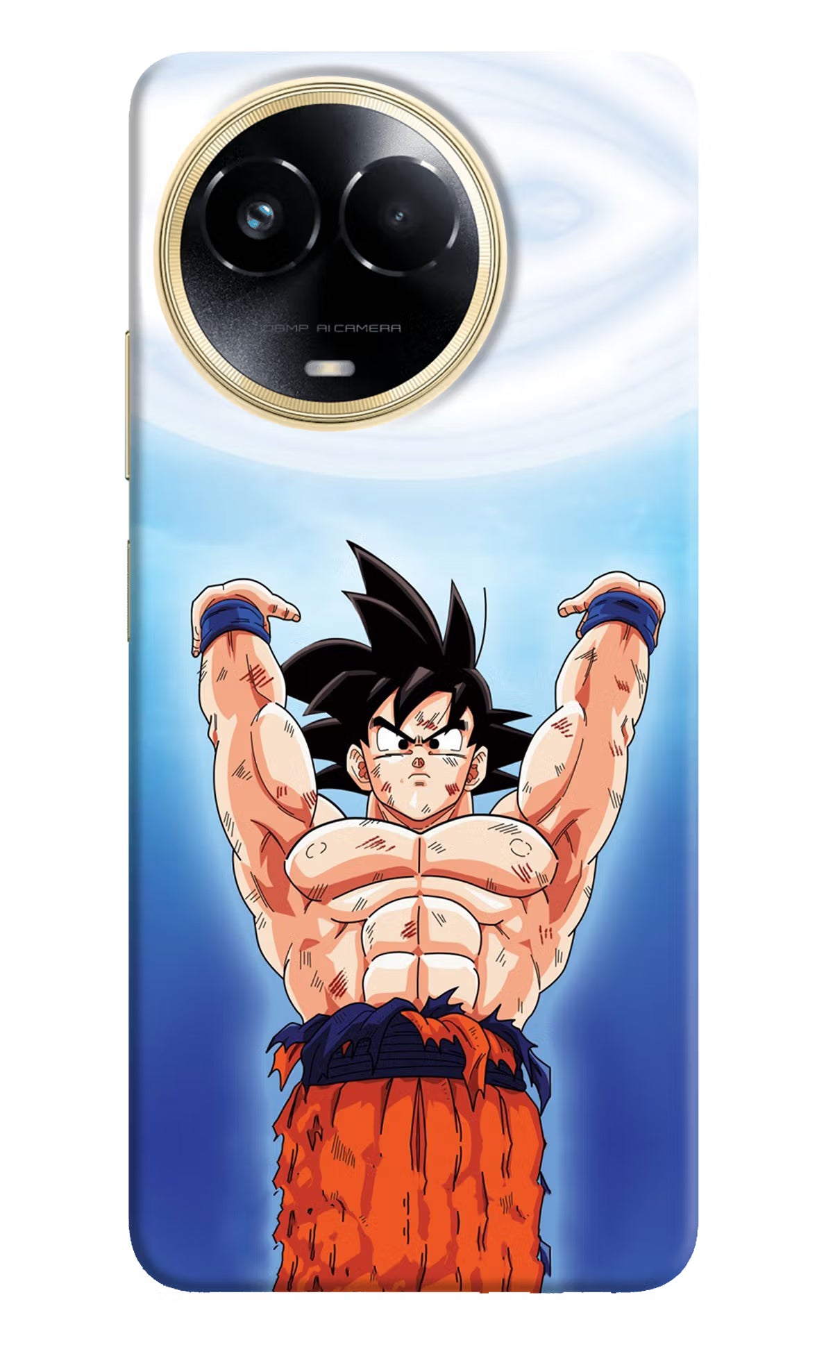 Goku Power Realme 11 5G/11X 5G/C67 Hard Case Back Cover by Casekaro