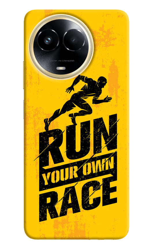 Run Your Own Race Realme 11 5G/11X 5G/C67 Hard Case Back Cover by Casekaro
