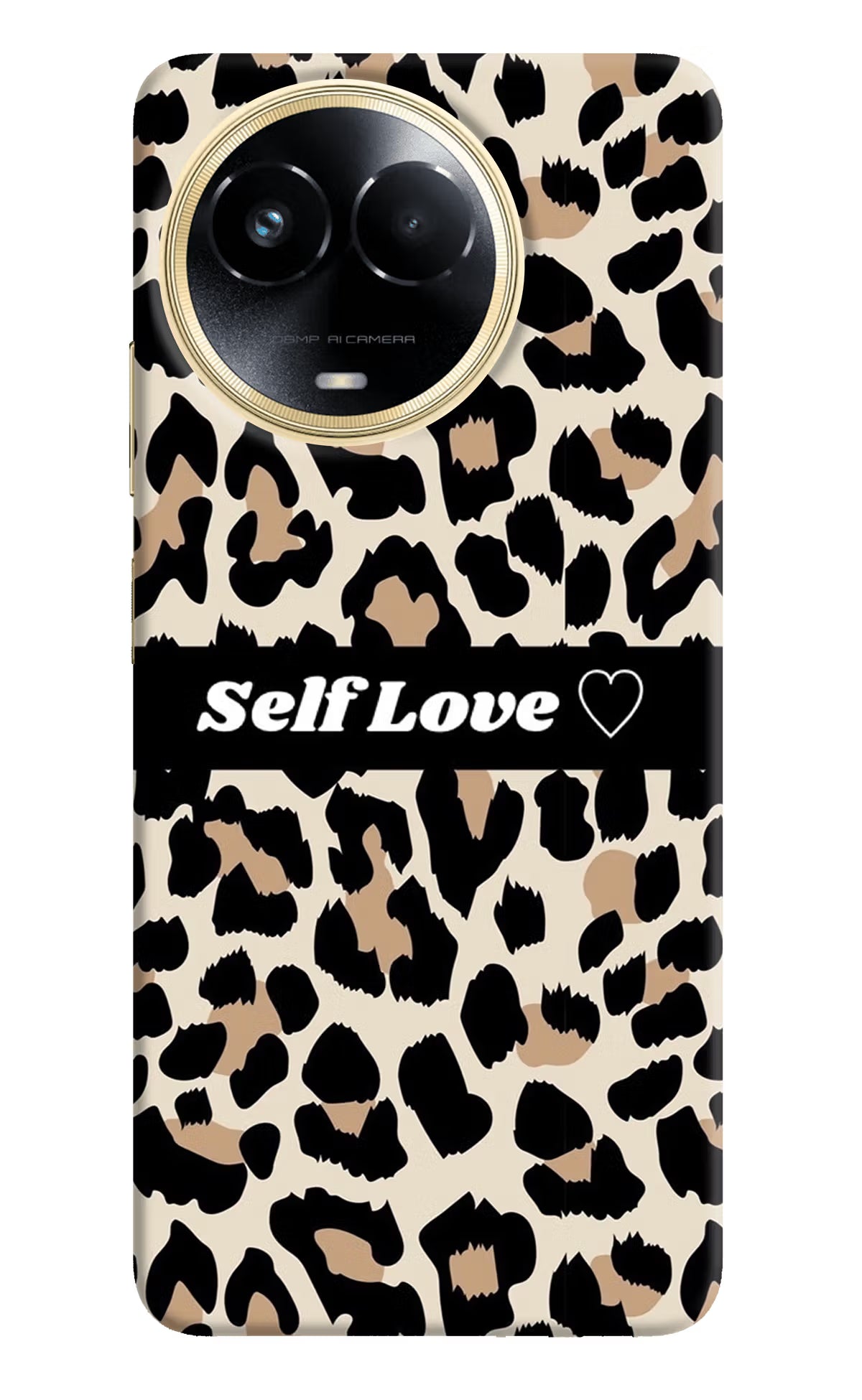 Leopard Print Self Love Realme 11 5G/11X 5G/C67 Hard Case Back Cover by Casekaro