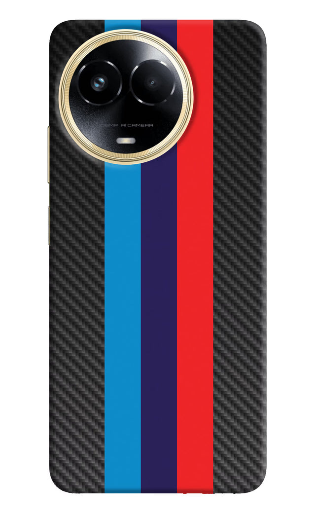 BMW Stripes Pattern Realme 11 5G/11X 5G/C67 Hard Case Back Cover by Casekaro