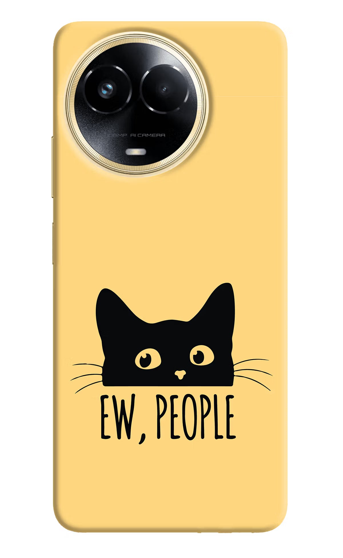 Ew People Catitude Realme 11 5G/11X 5G/C67 Hard Case Back Cover by Casekaro