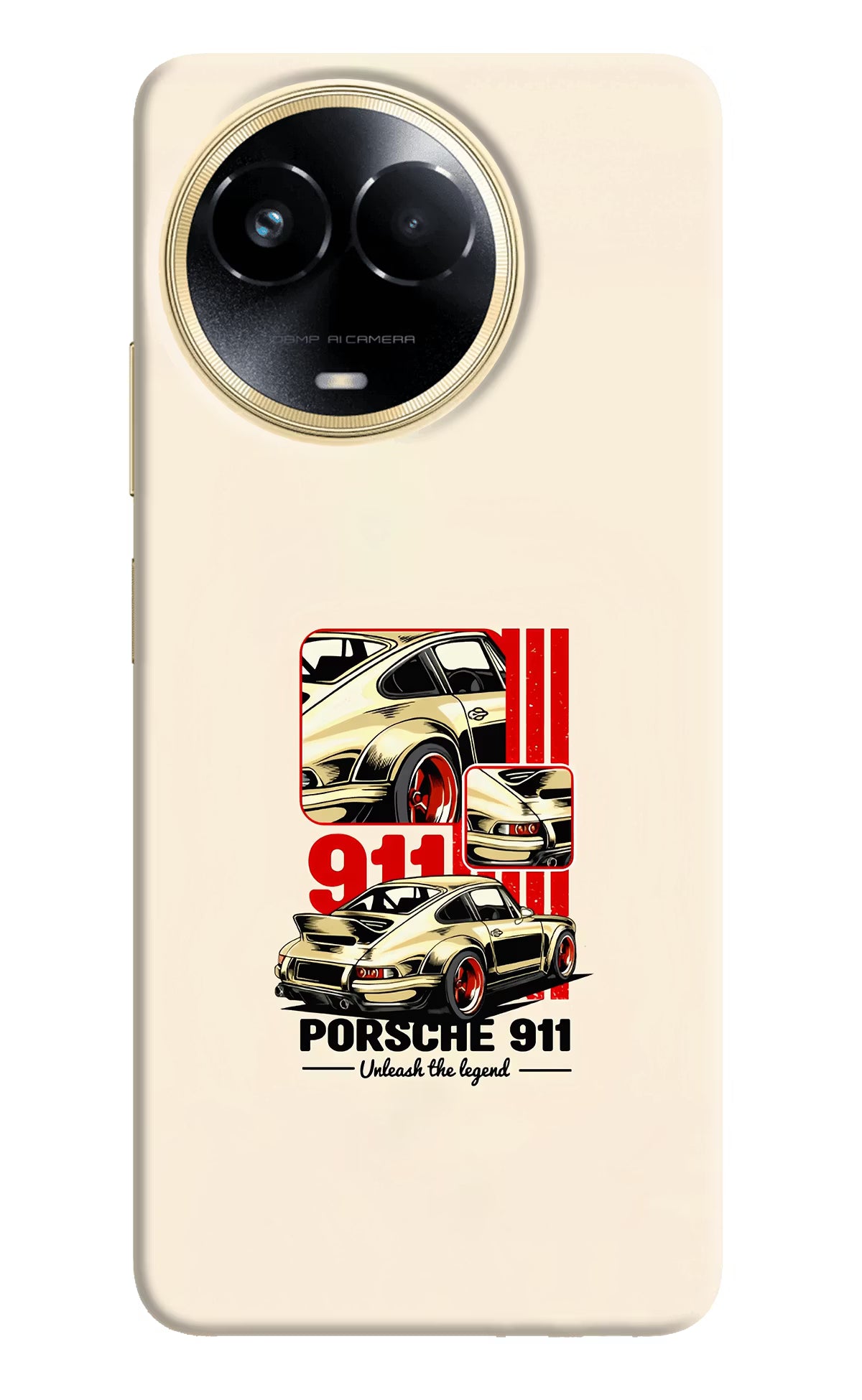 Classic Porsche 911 Realme 11 5G/11X 5G/C67 Hard Case Back Cover by Casekaro