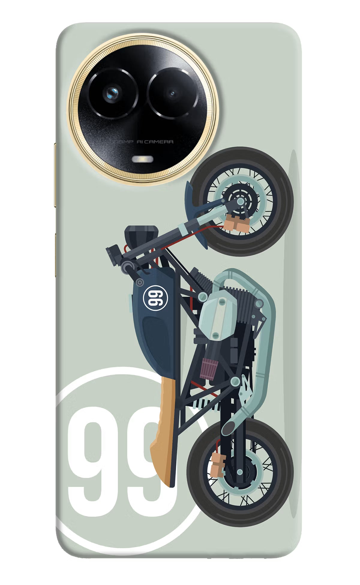 Classic Cafe Racer 99 Realme 11 5G/11X 5G/C67 Hard Case Back Cover by Casekaro