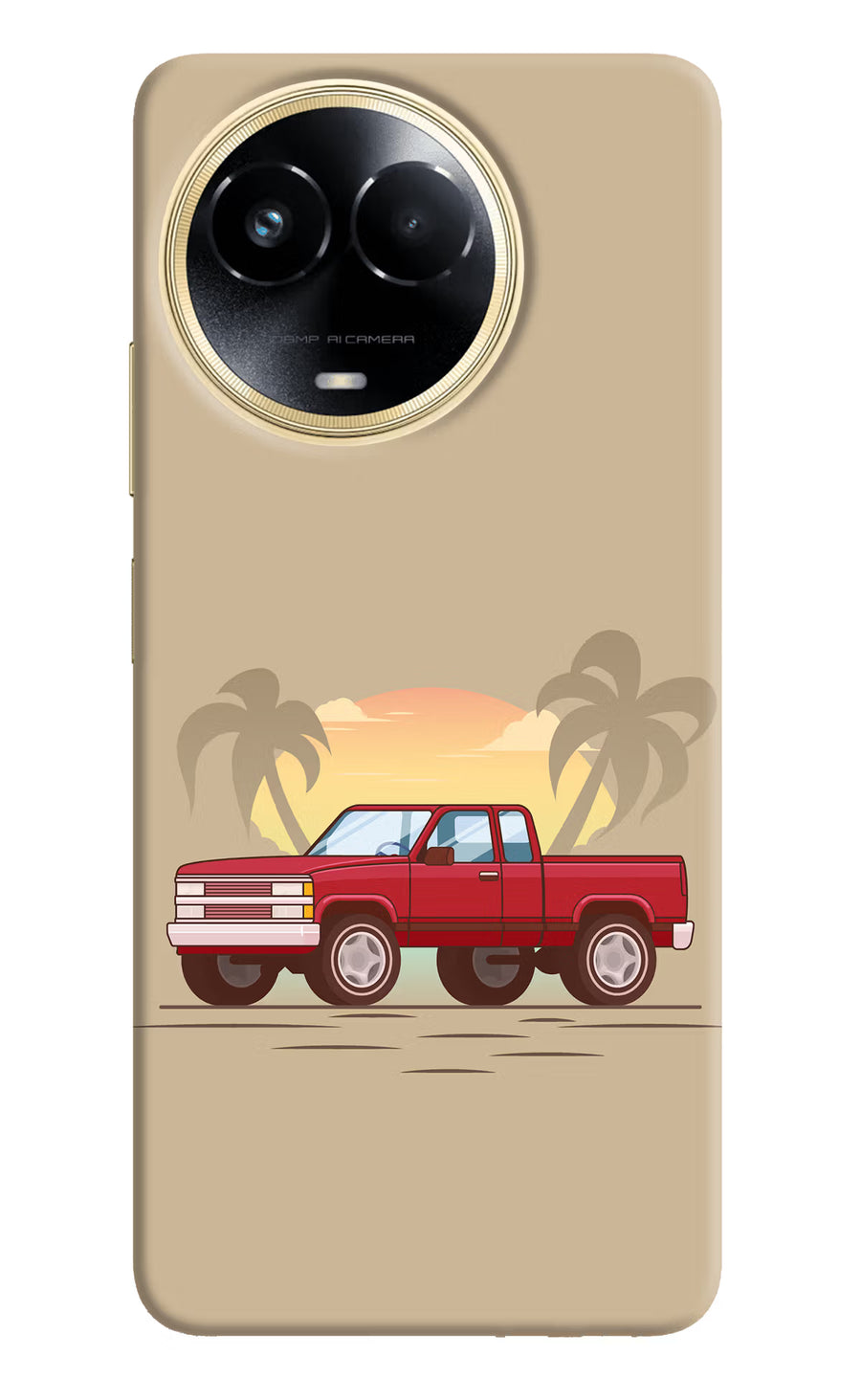 Desert Classic Drive Realme 11 5G/11X 5G/C67 Back Cover, Hard case
