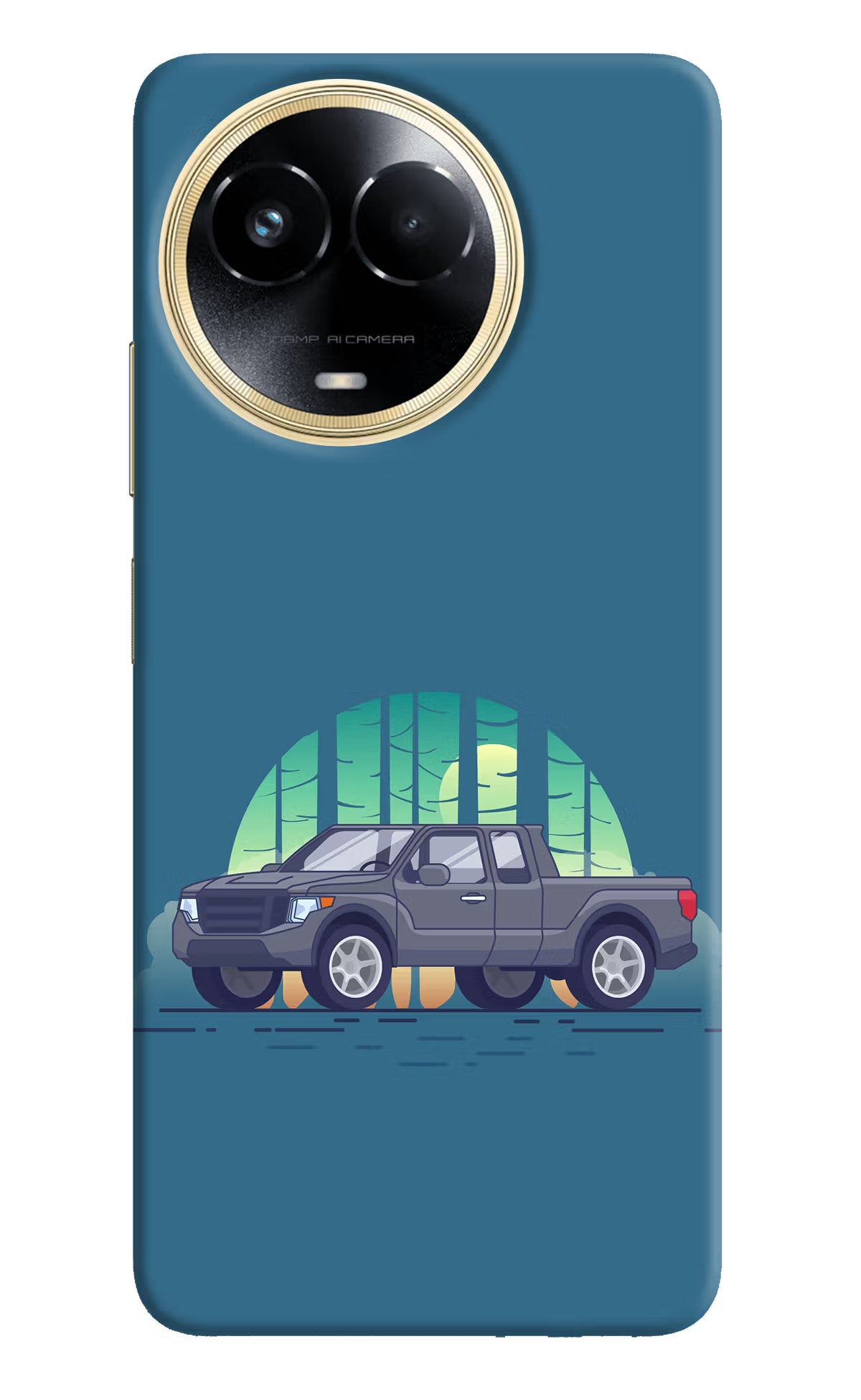 Retro Garage Vibe Realme 11 5G/11X 5G/C67 Hard Case Back Cover by Casekaro