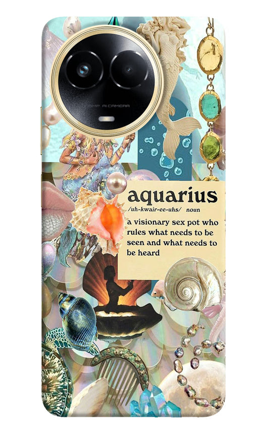 Aquarius Zodiac Realme 11 5G/11X 5G/C67 Hard Case Back Cover by Casekaro