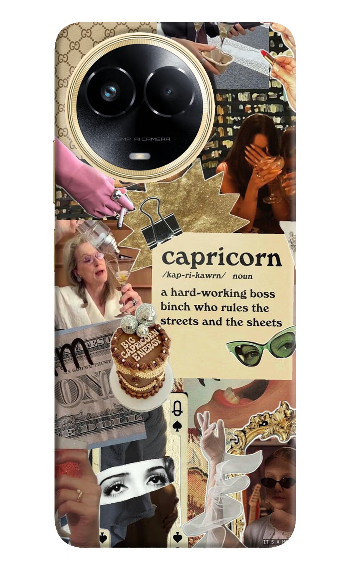 Capricorn Zodiac Realme 11 5G/11X 5G/C67 Hard Case Back Cover by Casekaro