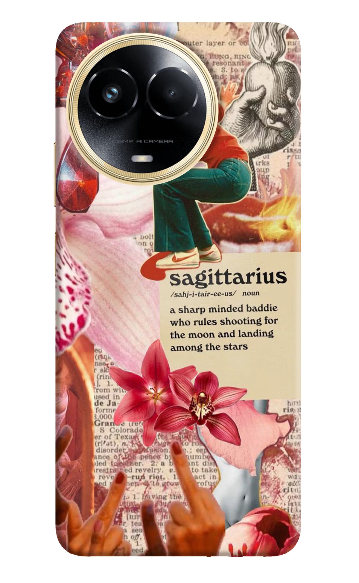 Sagittarius Zodiac Realme 11 5G/11X 5G/C67 Hard Case Back Cover by Casekaro