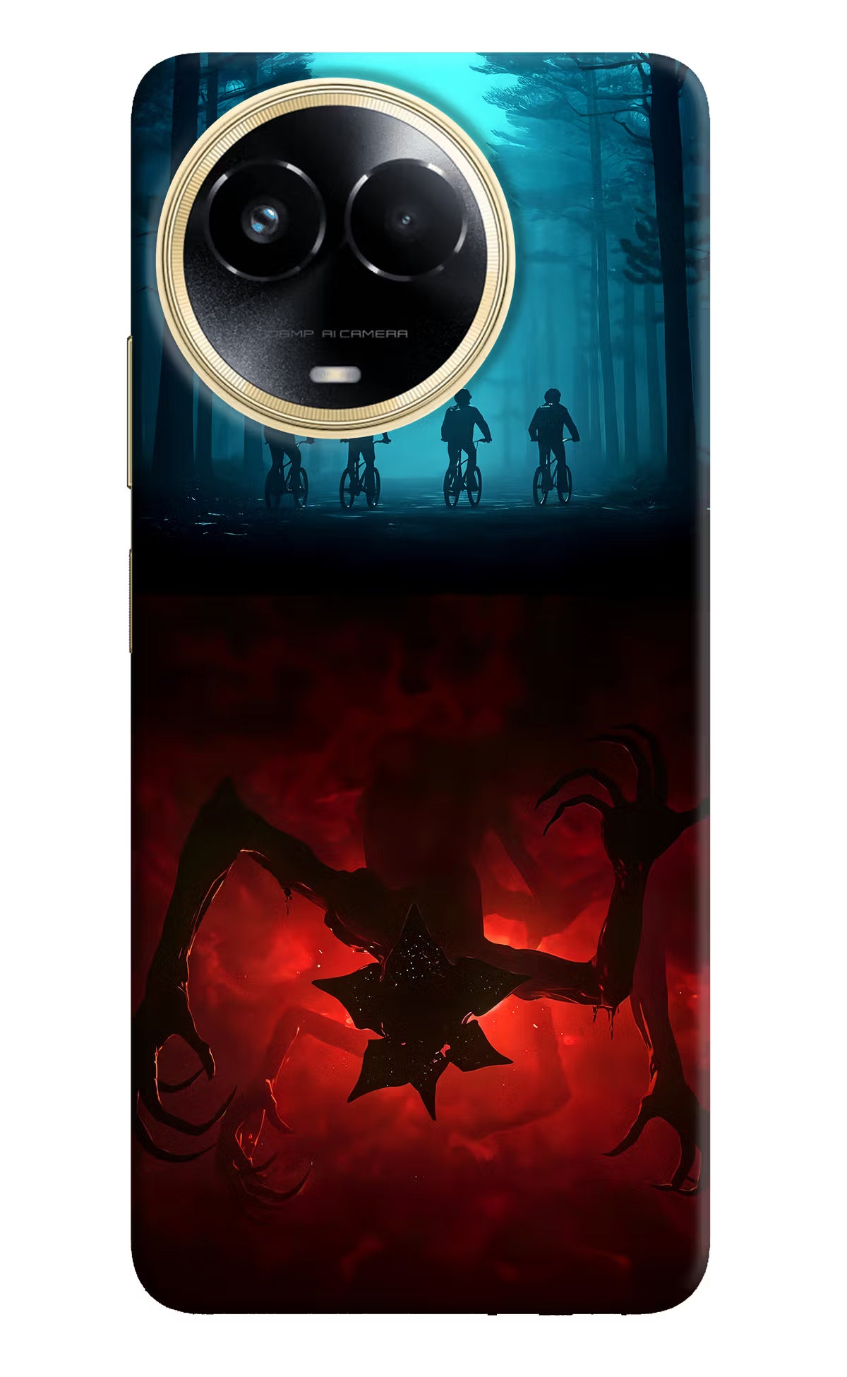 Ordinary Things Downside Up Realme 11 5G/11X 5G/C67 Hard Case Back Cover by Casekaro