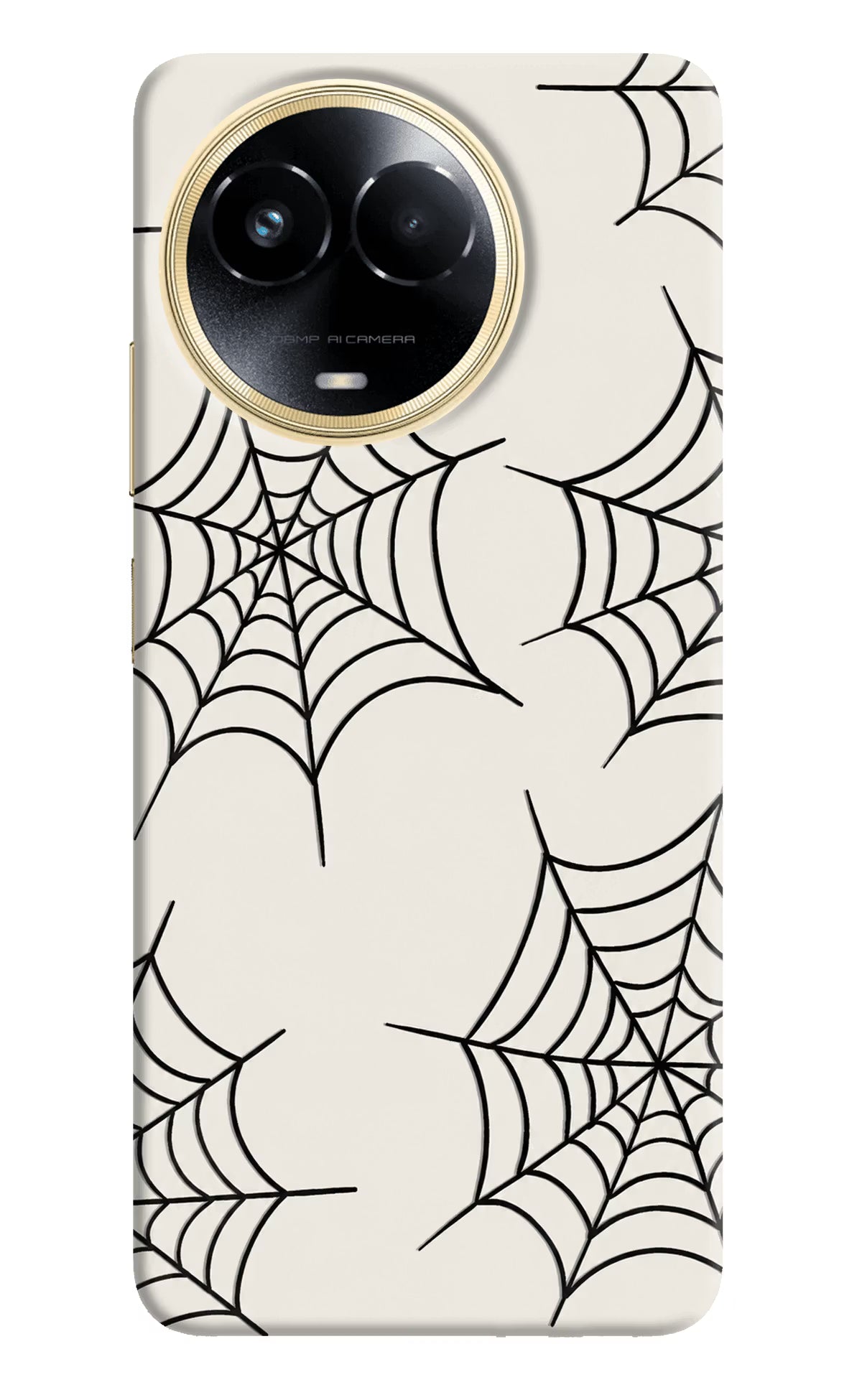Spider Web Realme 11 5G/11X 5G/C67 Hard Case Back Cover by Casekaro