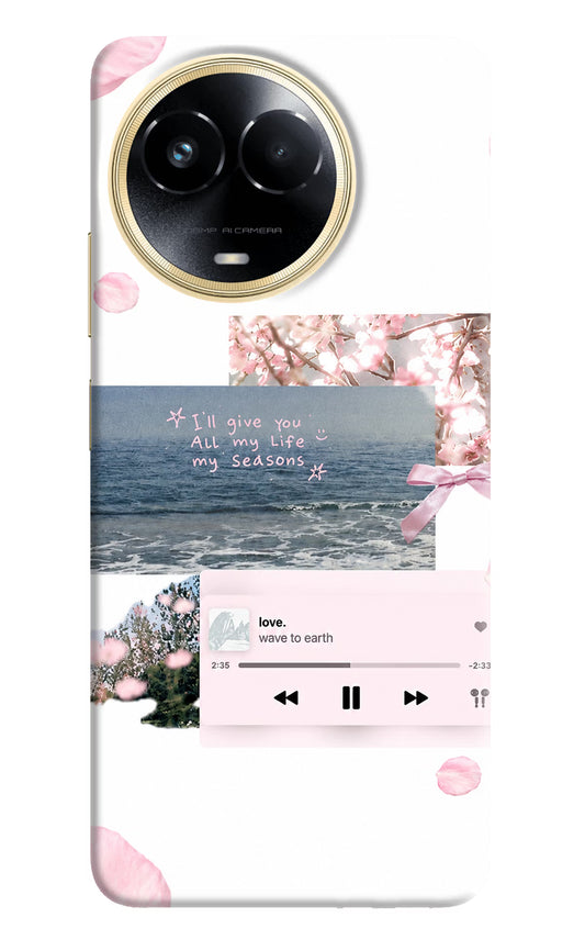 Wave to earth Realme 11 5G/11X 5G/C67 Back Cover