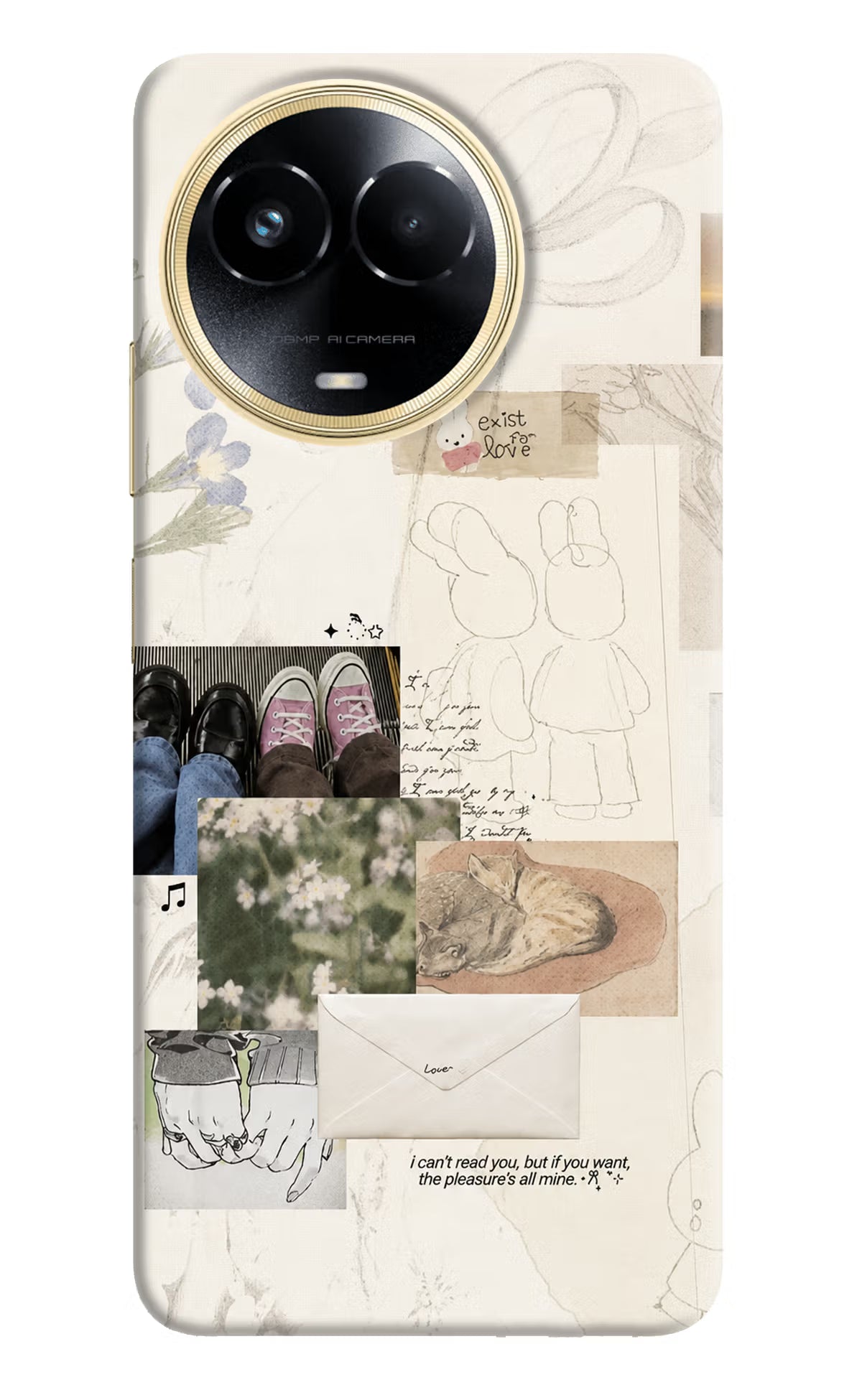 Soft Aesthetic Realme 11 5G/11X 5G/C67 Back Cover