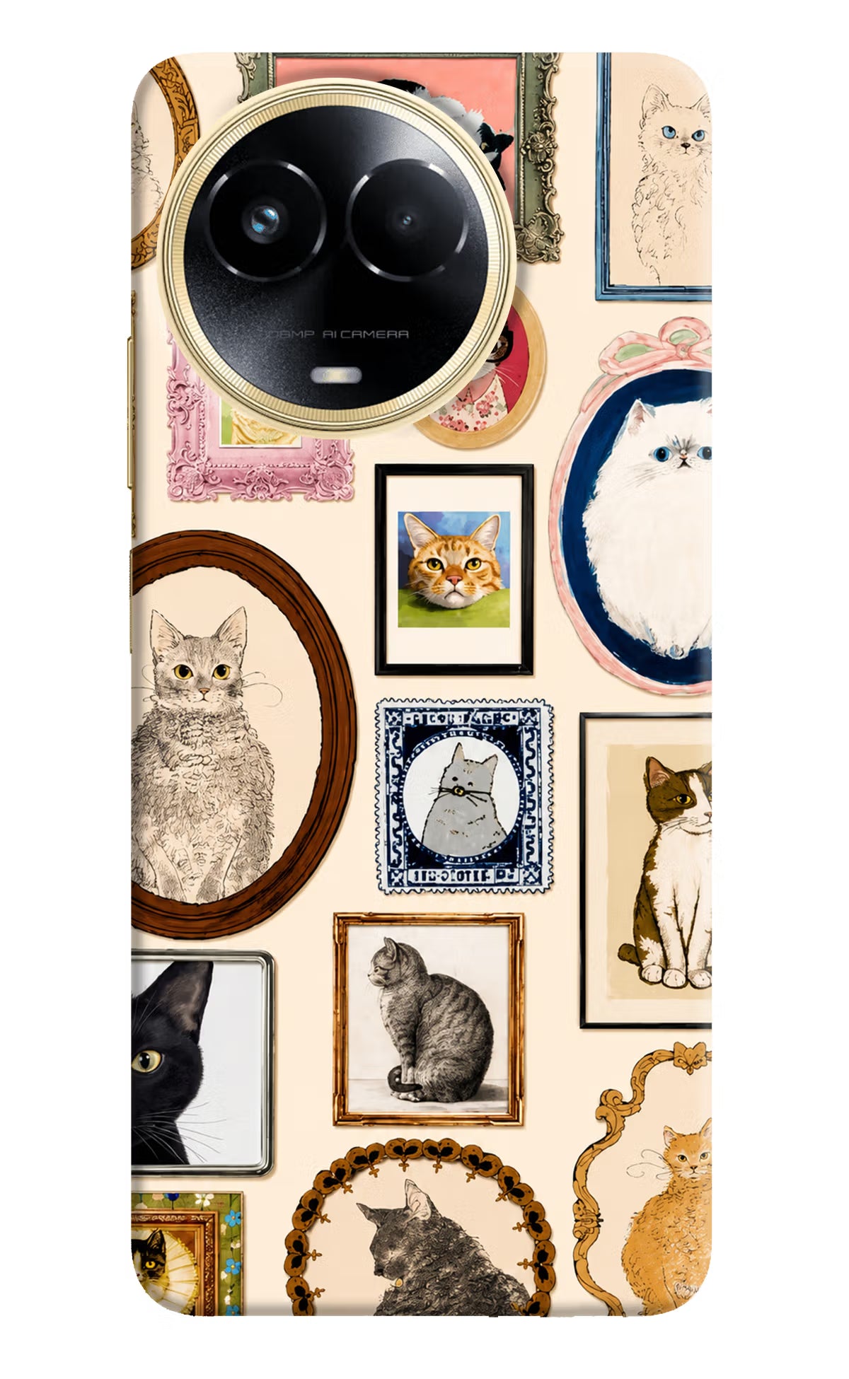 Mirror Cats Realme 11 5G/11X 5G/C67 Back Cover