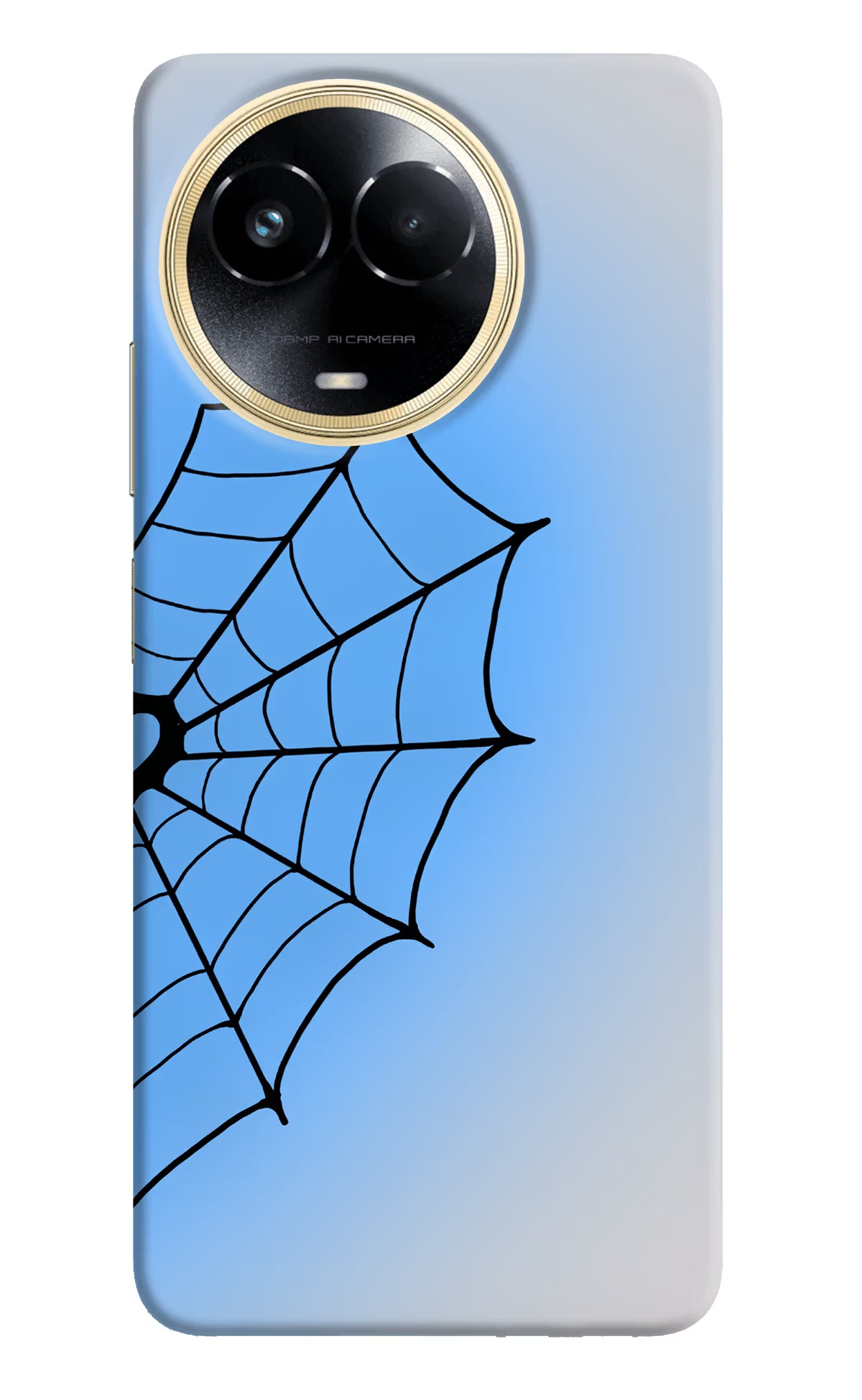 Blue Web Realme 11 5G/11X 5G/C67 Back Cover
