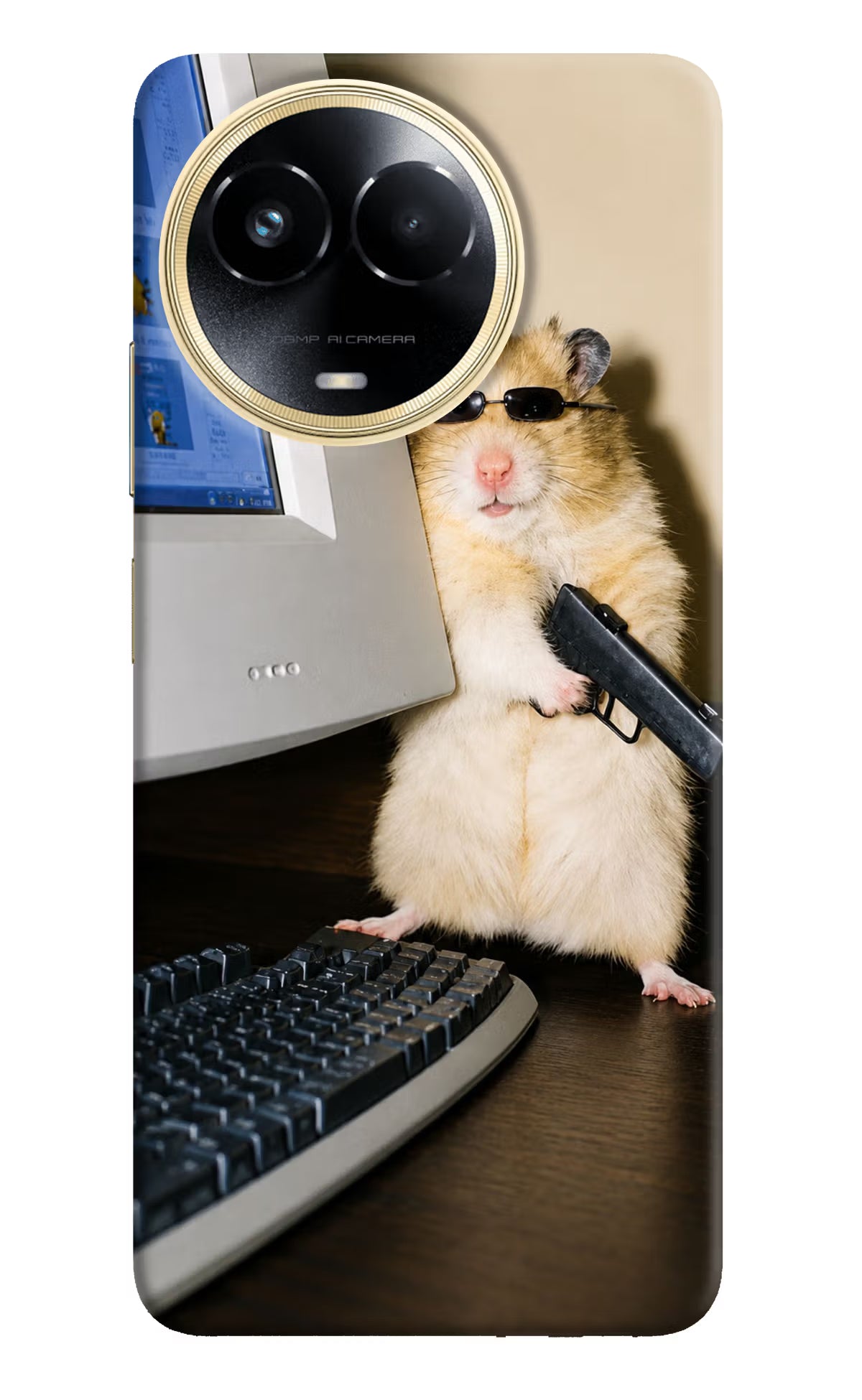 Hacker Hamster Realme 11 5G/11X 5G/C67 Back Cover