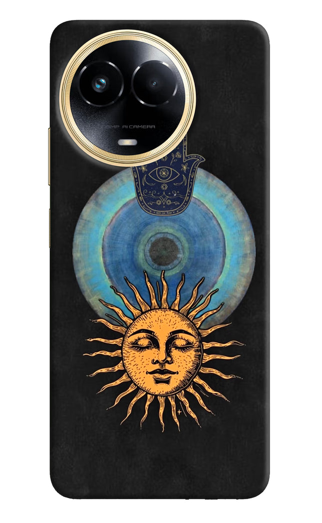 Divine Sun Realme 11 5G/11X 5G/C67 Hard Case Back Cover by Casekaro