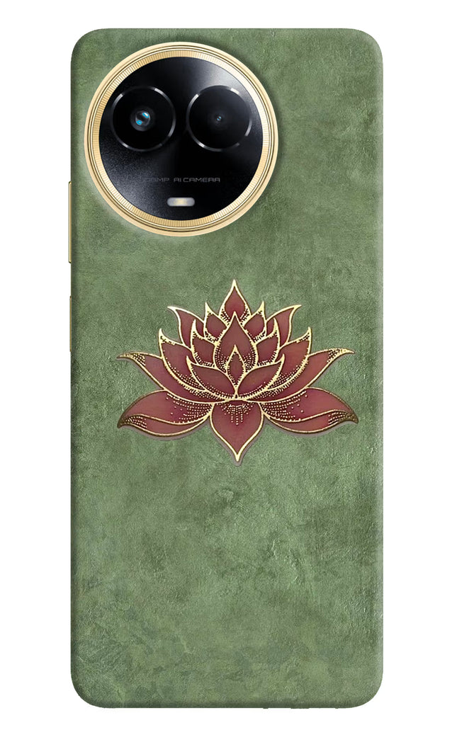 Lotus Grace Realme 11 5G/11X 5G/C67 Hard Case Back Cover by Casekaro