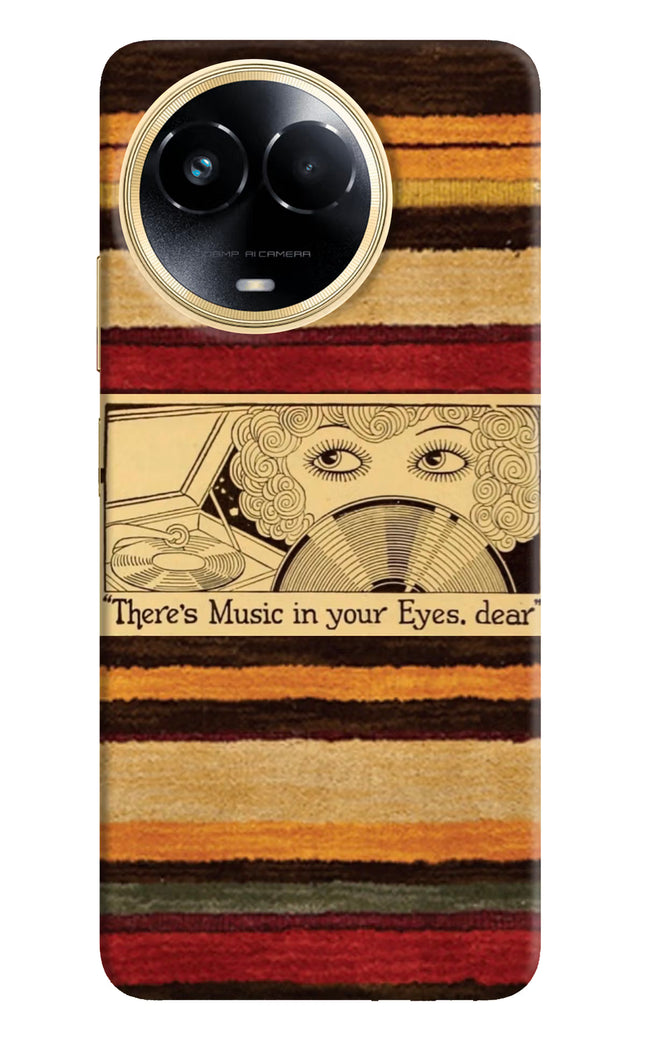 Vinyl Stripes Realme 11 5G/11X 5G/C67 Hard Case Back Cover by Casekaro