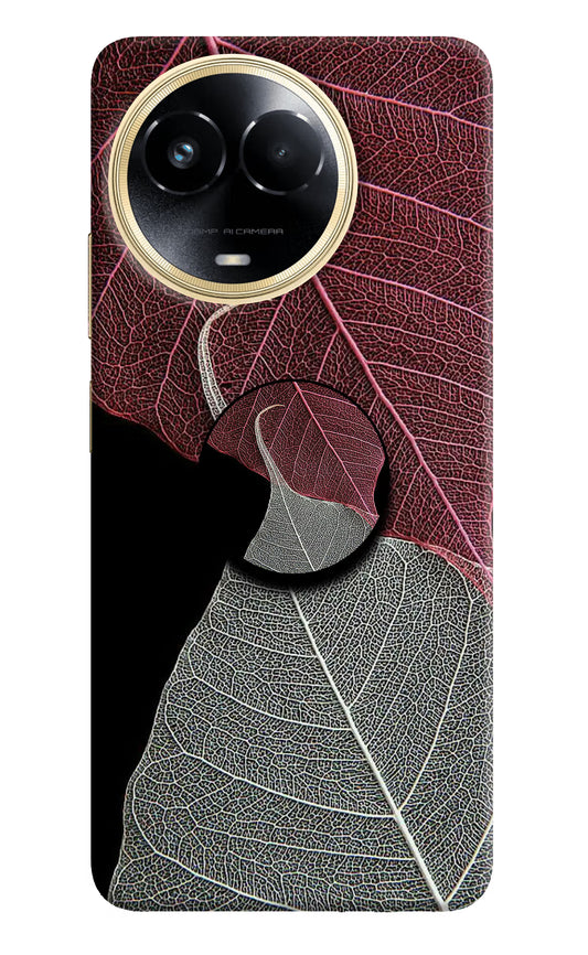 Leaf Pattern Realme 11 5G/11X 5G/C67 Pop Case by Casekaro