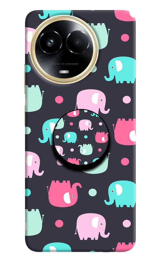 Baby Elephants Realme 11 5G/11X 5G/C67 Pop Case by Casekaro