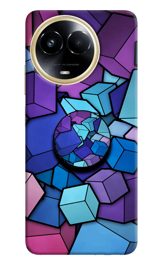 Cubic Abstract Realme 11 5G/11X 5G/C67 Pop Case by Casekaro