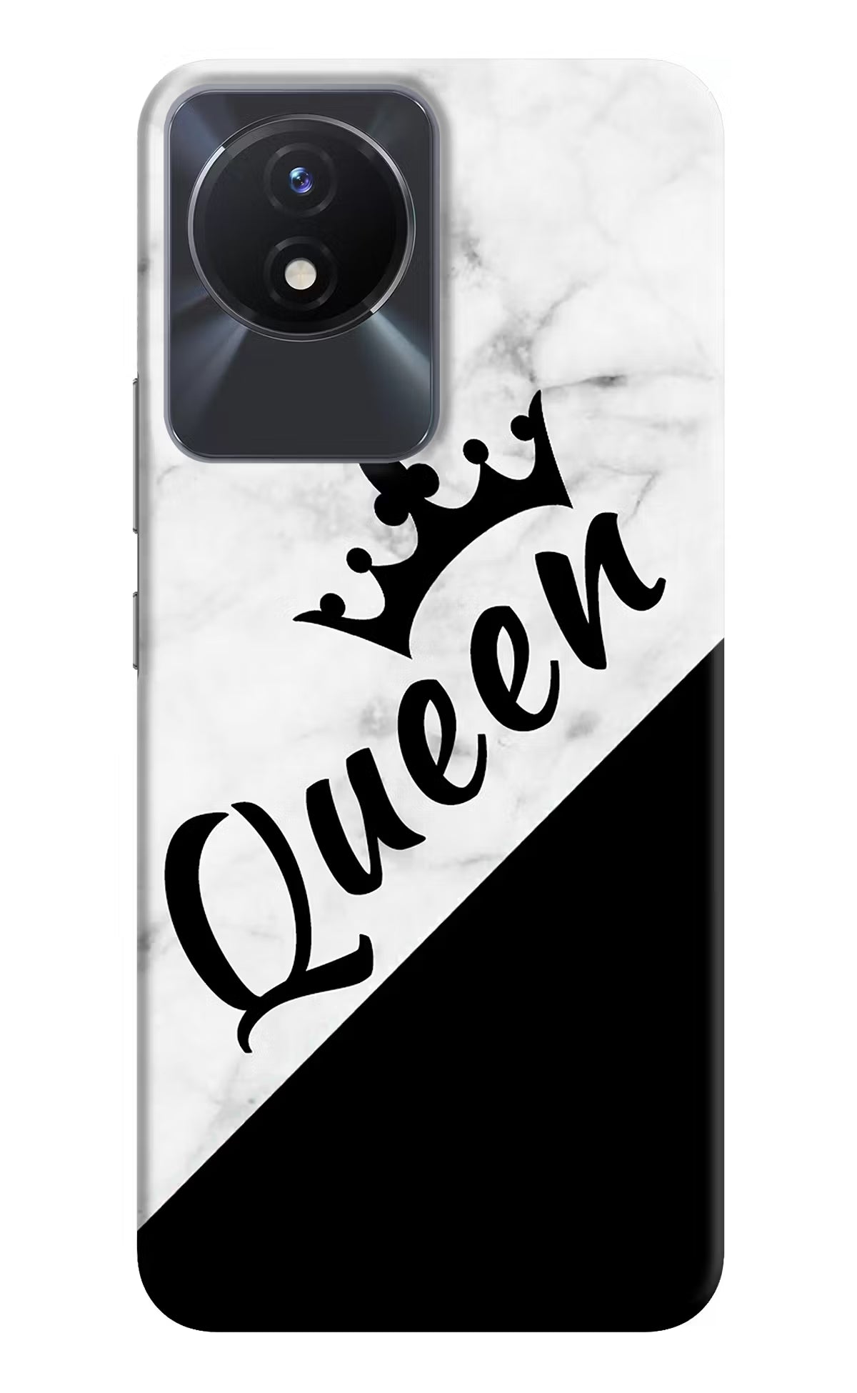 Queen Vivo Y02/Y02T Hard Case Back Cover by Casekaro
