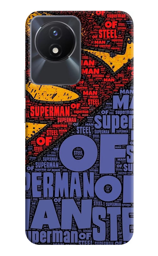 Superman Vivo Y02/Y02T Hard Case Back Cover by Casekaro
