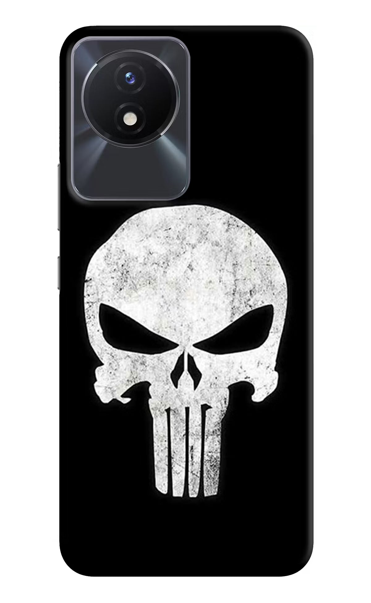 Punisher Skull Vivo Y02/Y02T Hard Case Back Cover by Casekaro