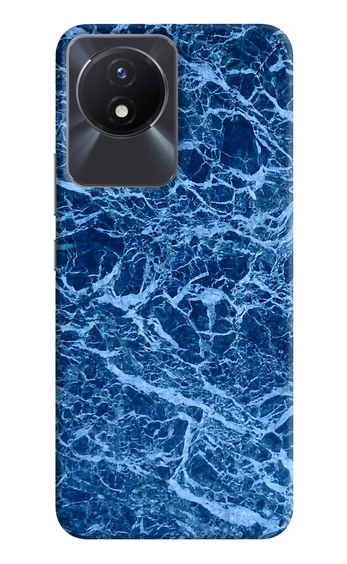 Blue Marble Vivo Y02/Y02T Hard Case Back Cover by Casekaro