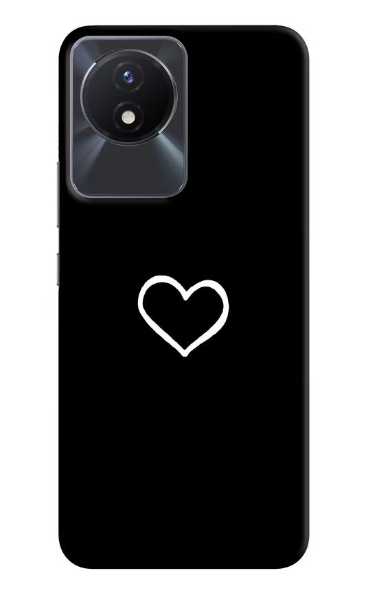 Heart Vivo Y02/Y02T Hard Case Back Cover by Casekaro