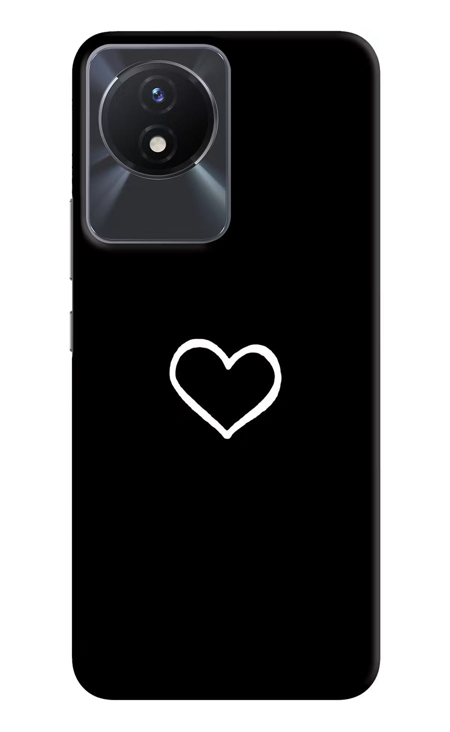 Heart Vivo Y02/Y02T Back Cover, Hard case