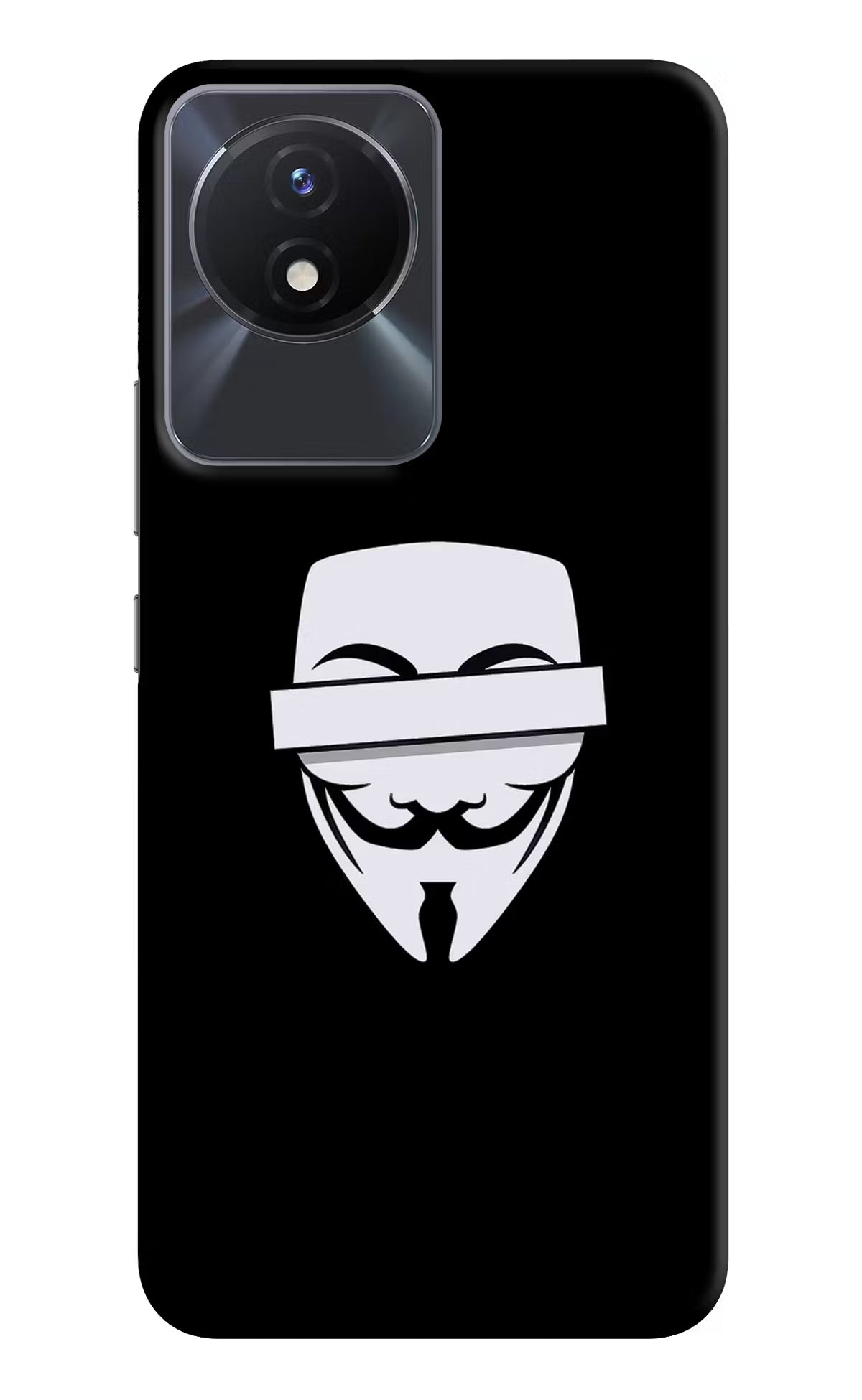 Anonymous Face Vivo Y02/Y02T Hard Case Back Cover by Casekaro
