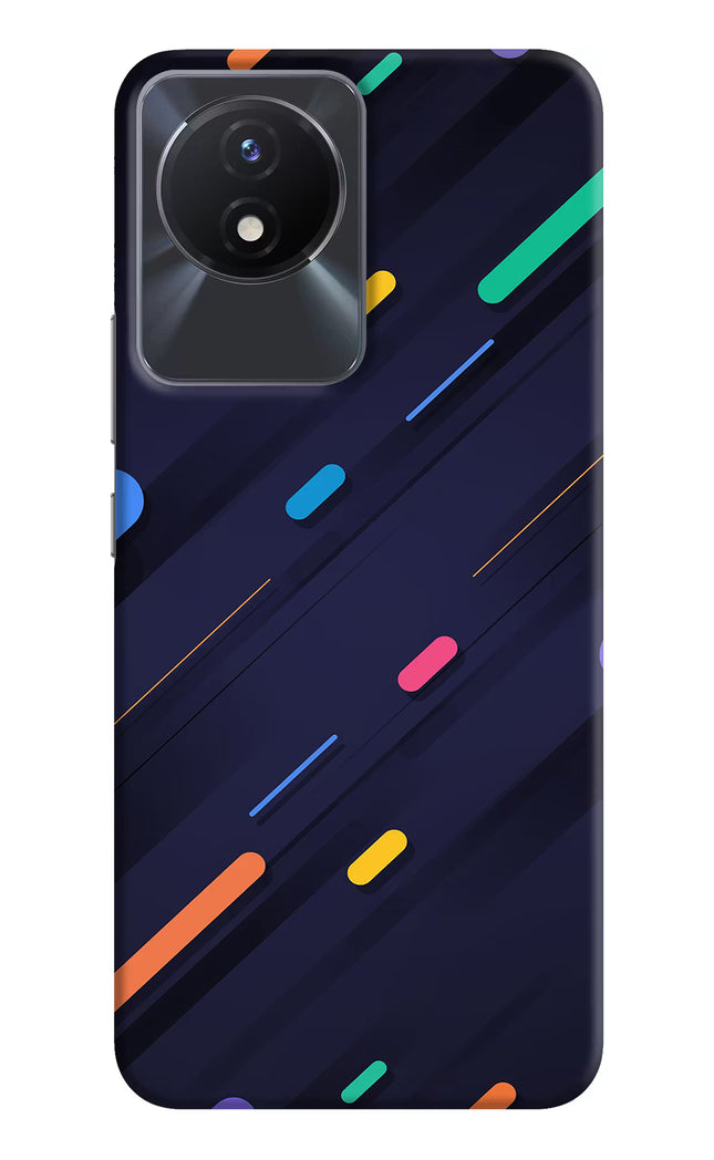 Abstract Design Vivo Y02/Y02T Hard Case Back Cover by Casekaro