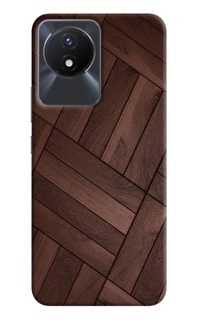 Wooden Texture Design Vivo Y02/Y02T Hard Case Back Cover by Casekaro
