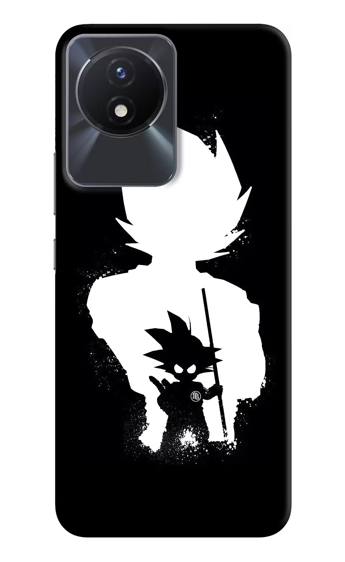 Goku Shadow Vivo Y02/Y02T Hard Case Back Cover by Casekaro