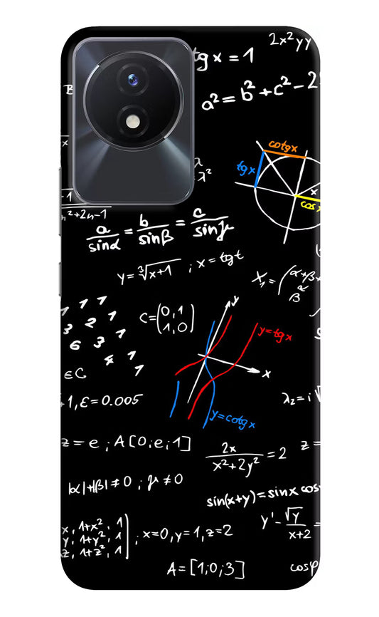 Mathematics Formula Vivo Y02/Y02T Hard Case Back Cover by Casekaro