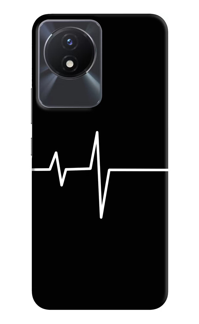 Heart Beats Vivo Y02/Y02T Hard Case Back Cover by Casekaro