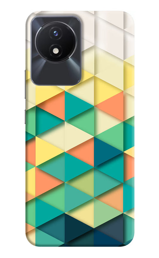 Abstract Vivo Y02/Y02T Hard Case Back Cover by Casekaro