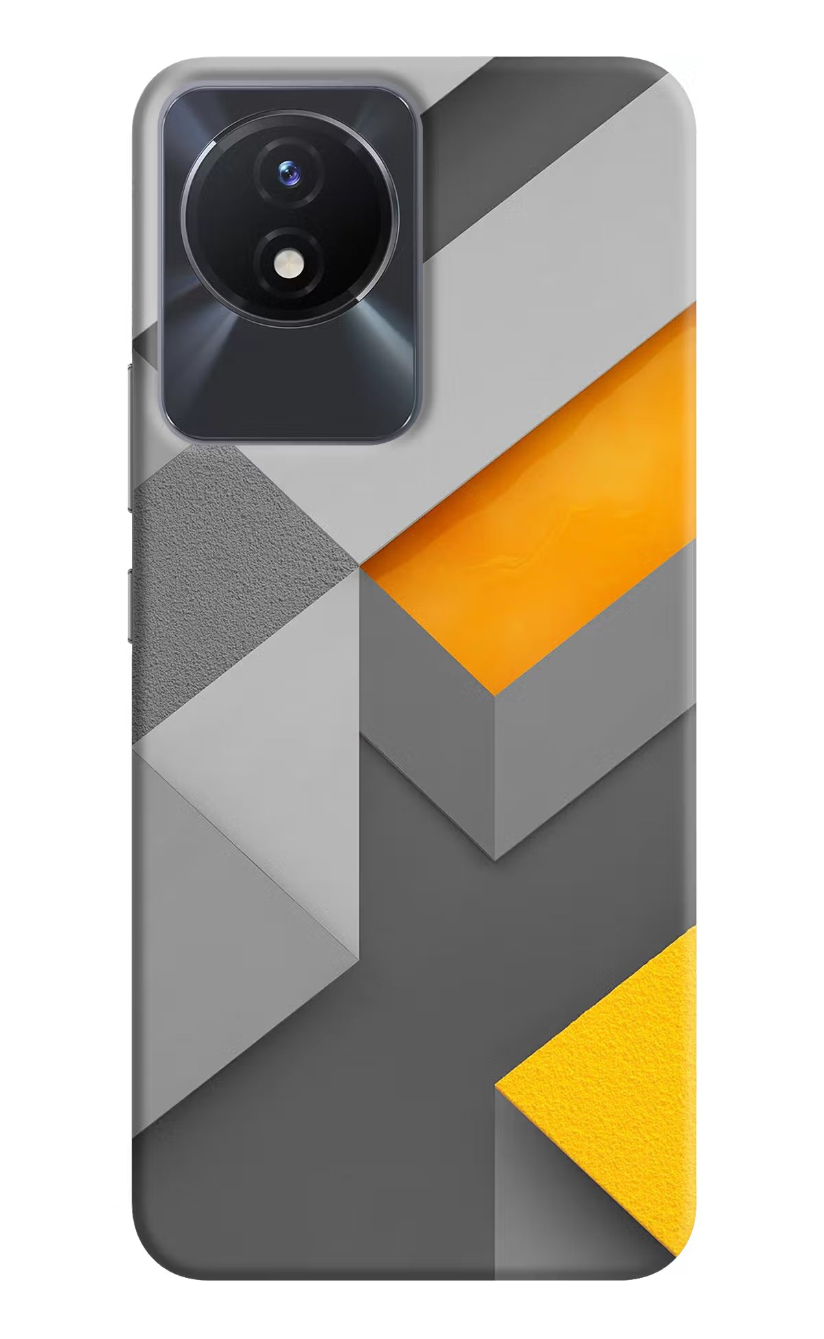 Abstract Vivo Y02/Y02T Hard Case Back Cover by Casekaro