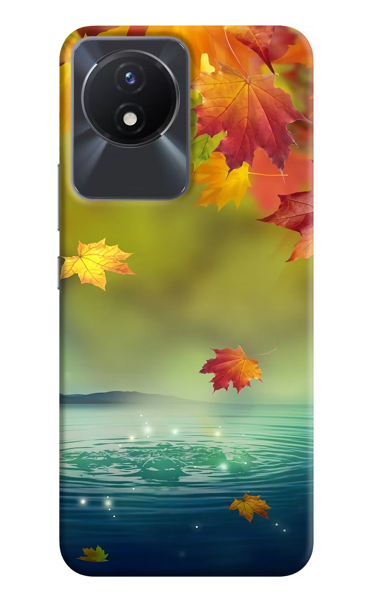 Flowers Vivo Y02/Y02T Hard Case Back Cover by Casekaro